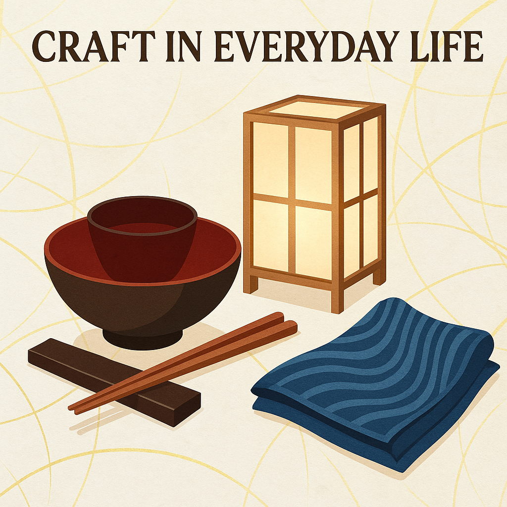 Craft in Everyday Life: Lacquerware, Washi, and Indigo(Aizome)