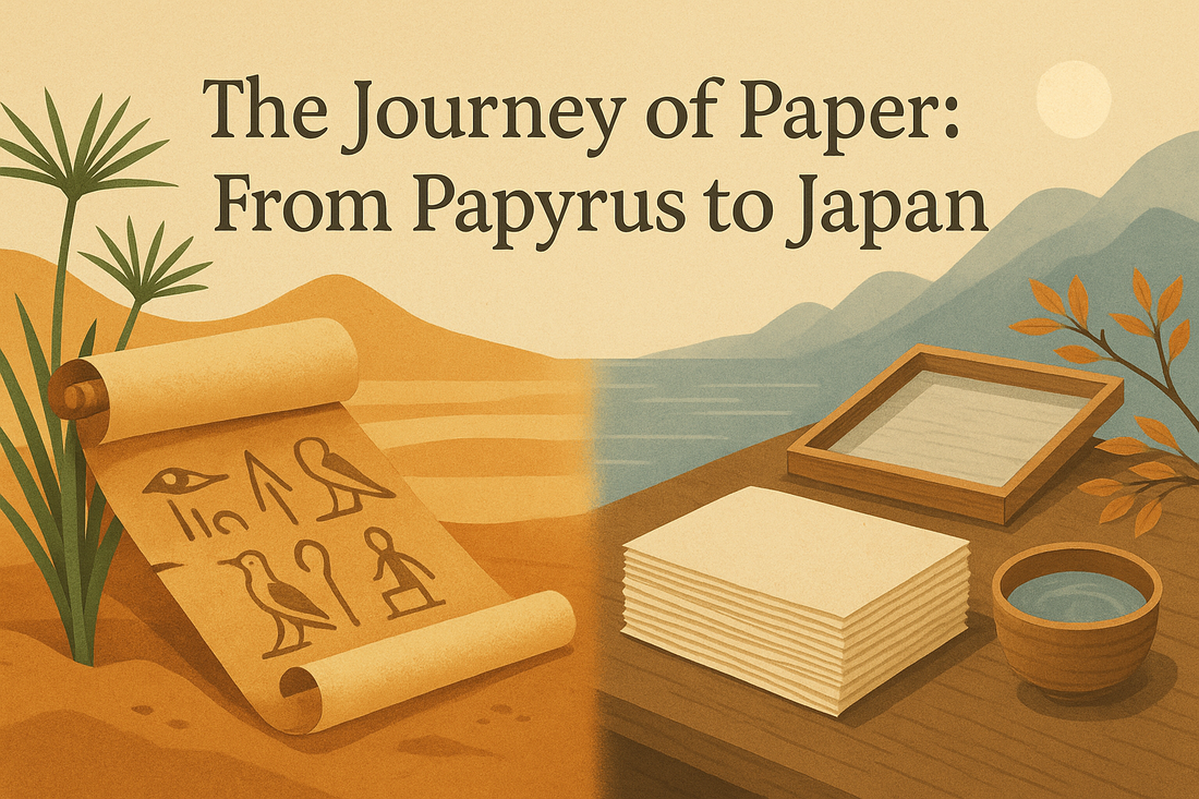 The Journey of Paper: From Papyrus to Japan